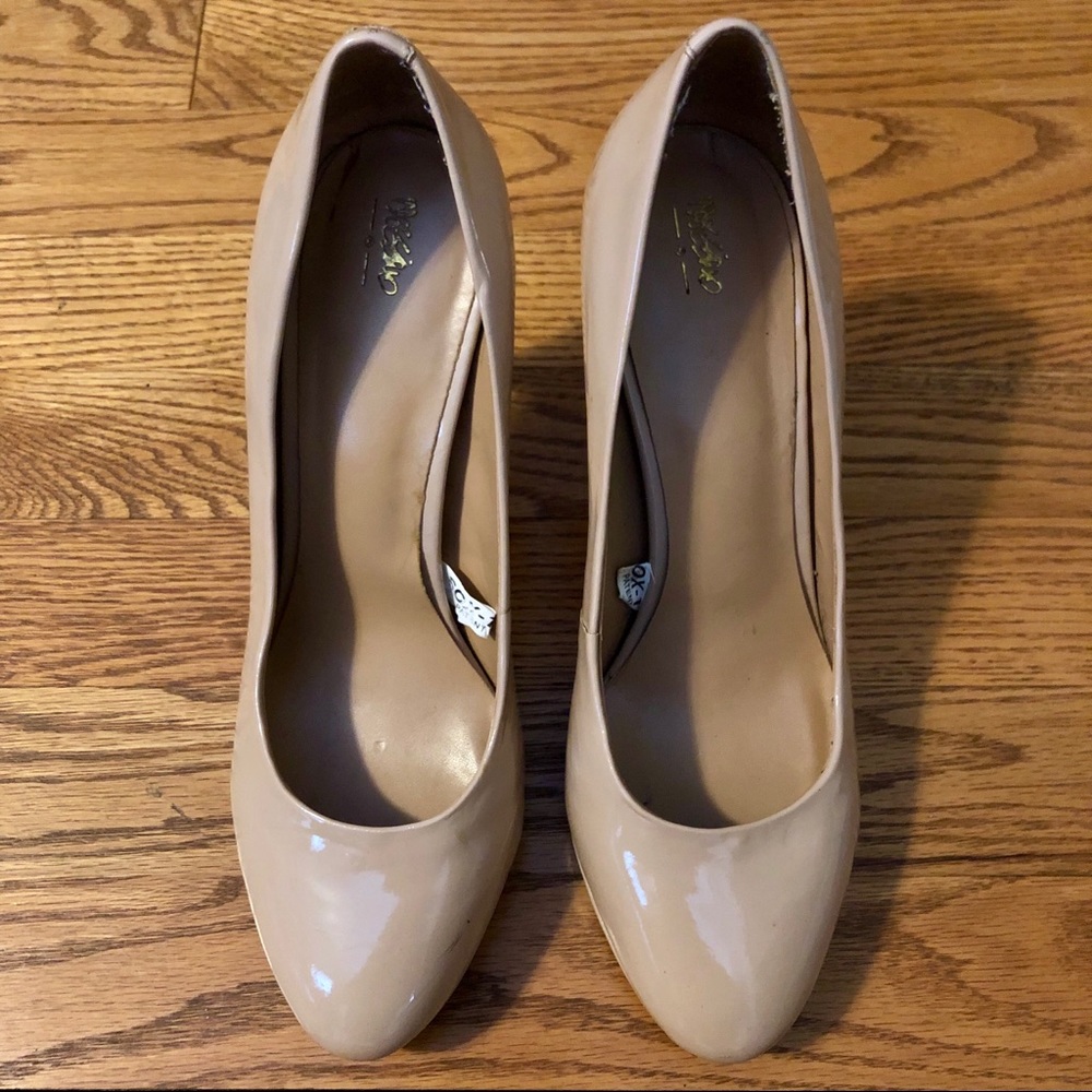 Mossimo Supply Co. Nude Patent Pumps
